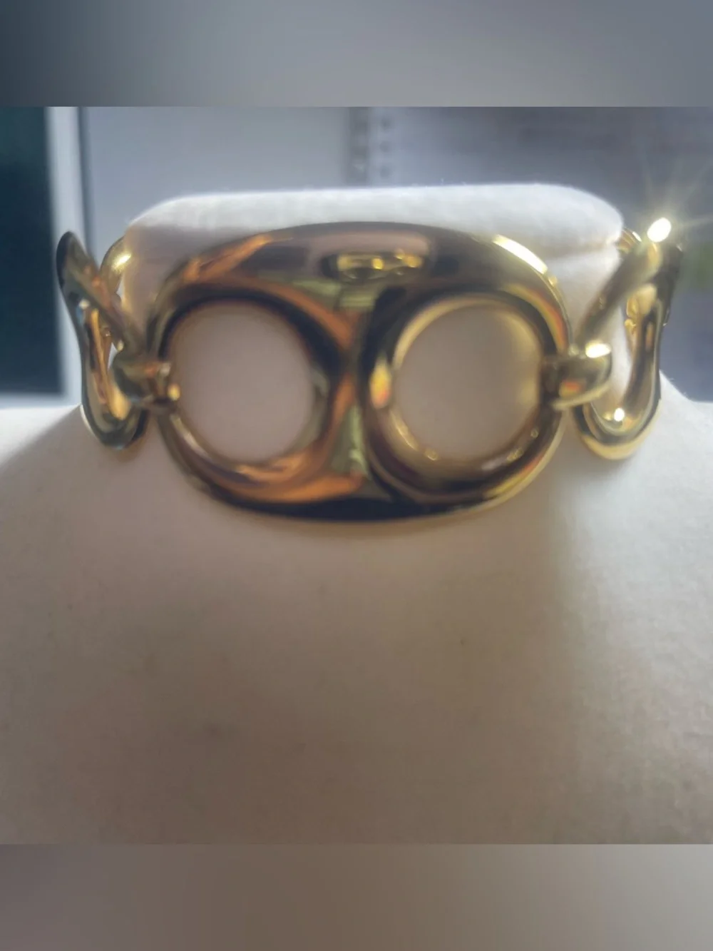 Adjustable Gold Bangle - Picture 4 of 5